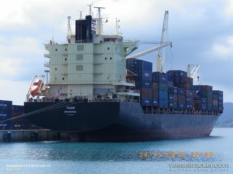 Tiger - Container Ship vessel registered in Liberia