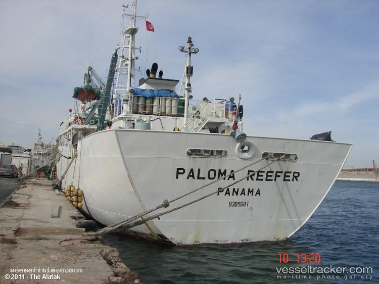 Paloma-Reefer - Refrigerated Cargo Ship vessel registered in Panama