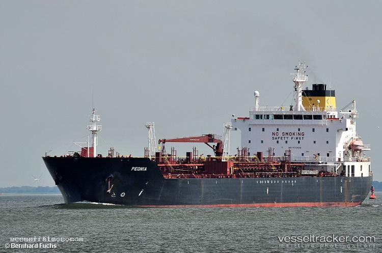Peonia - Chemical Oil Products Tanker vessel registered in Italy
