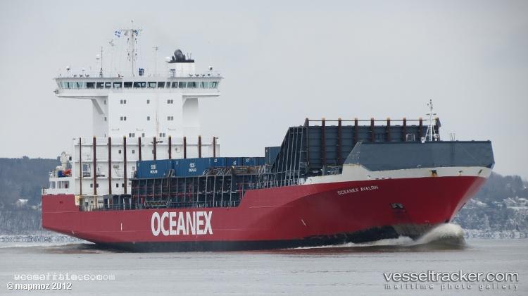 Oceanex-Avalon - Container Ship vessel registered in Canada