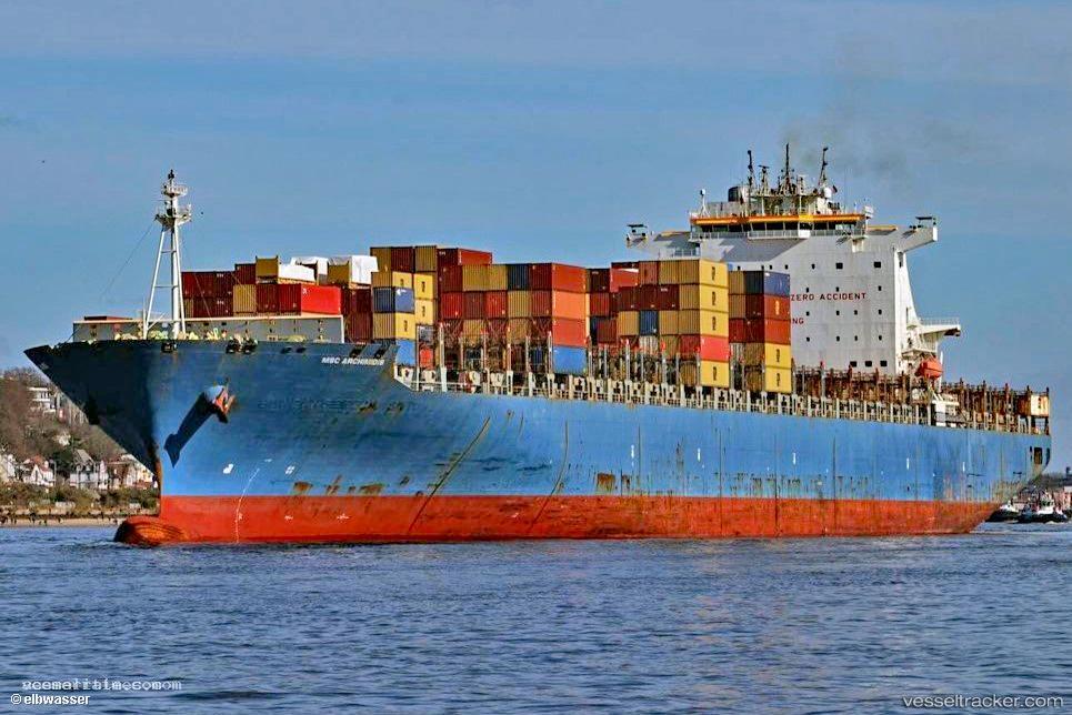 Msc-Archimidis - Container Ship vessel registered in Liberia