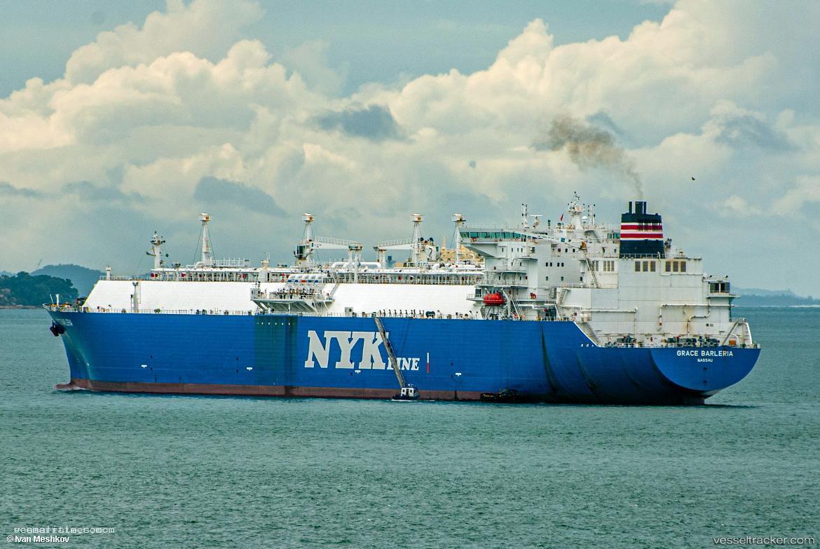Grace-Barleria - Lng Tanker vessel registered in Japan