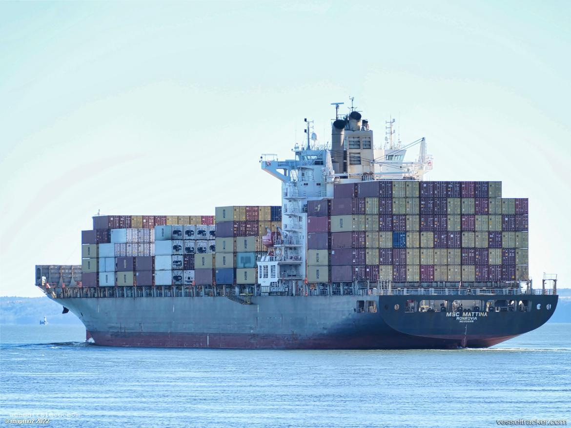 Msc-Mattina - Container Ship vessel registered in Liberia
