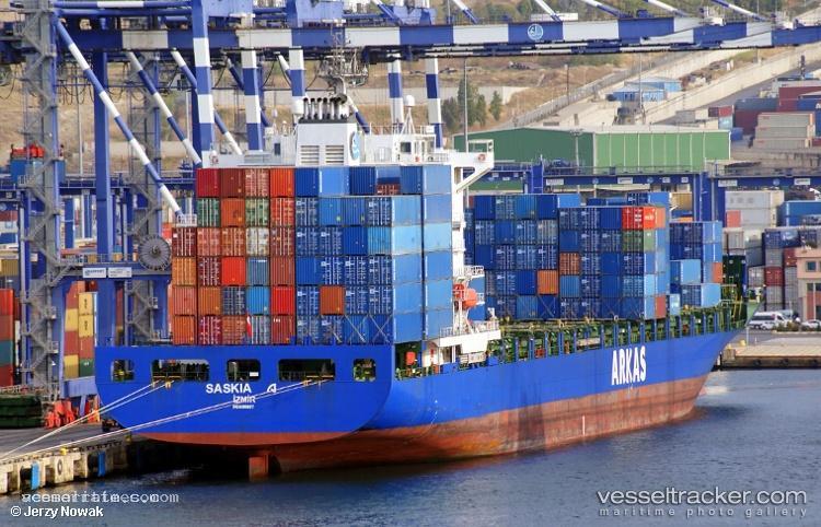 Saskia-A - Container Ship vessel registered in Turkey