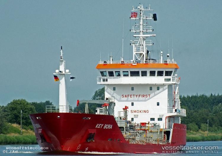 Key-Bora - Chemical Oil Products Tanker vessel registered in Gibraltar