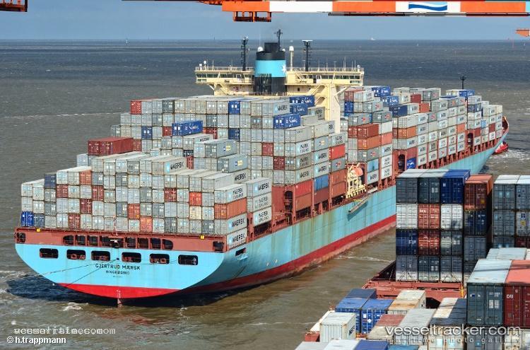 Gjertrud-Maersk - Container Ship vessel registered in Denmark