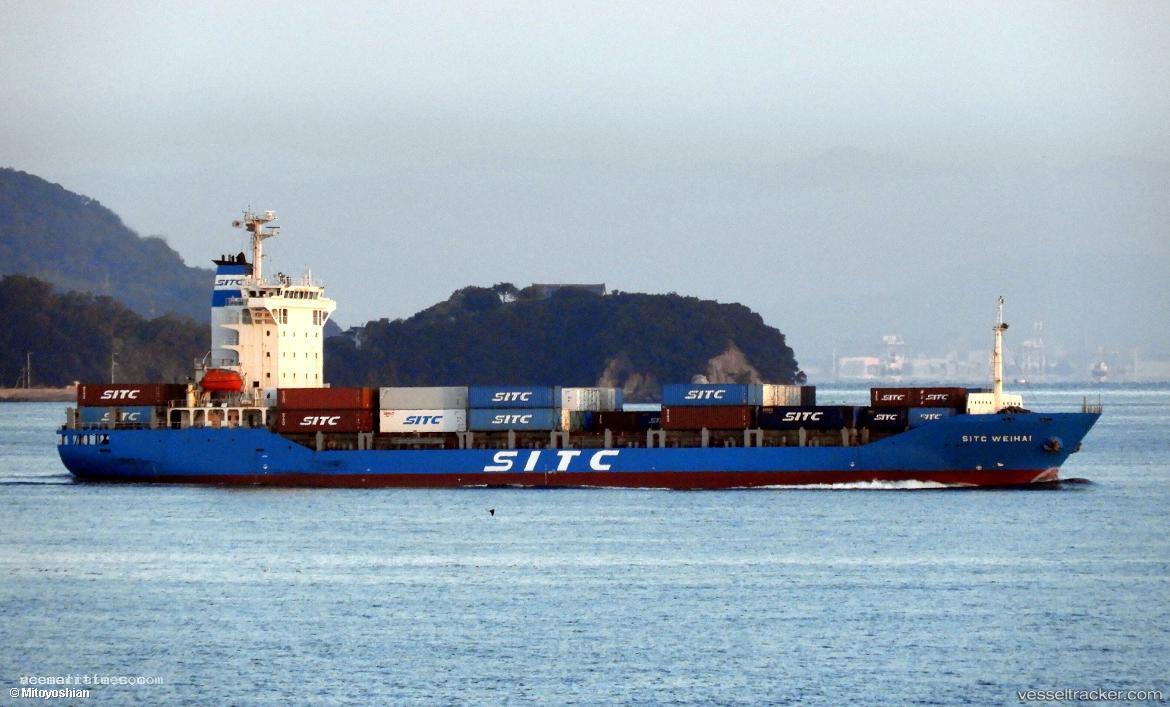 Sitc-Weihai - Container Ship vessel registered in Hong Kong