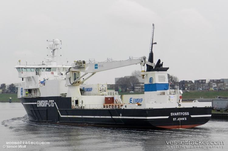 Svartfoss - Refrigerated Cargo Ship vessel registered in Norway