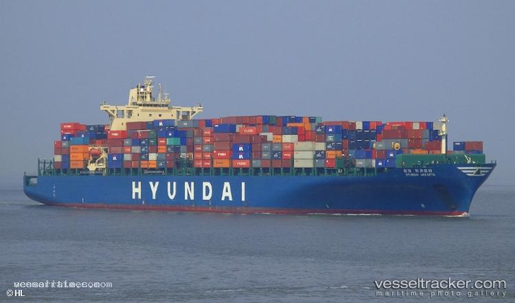 Hyundai-Jakarta - Container Ship vessel registered in South Korea