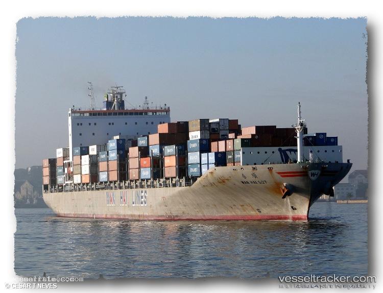 Wan-Hai-507 - Container Ship vessel registered in Singapore