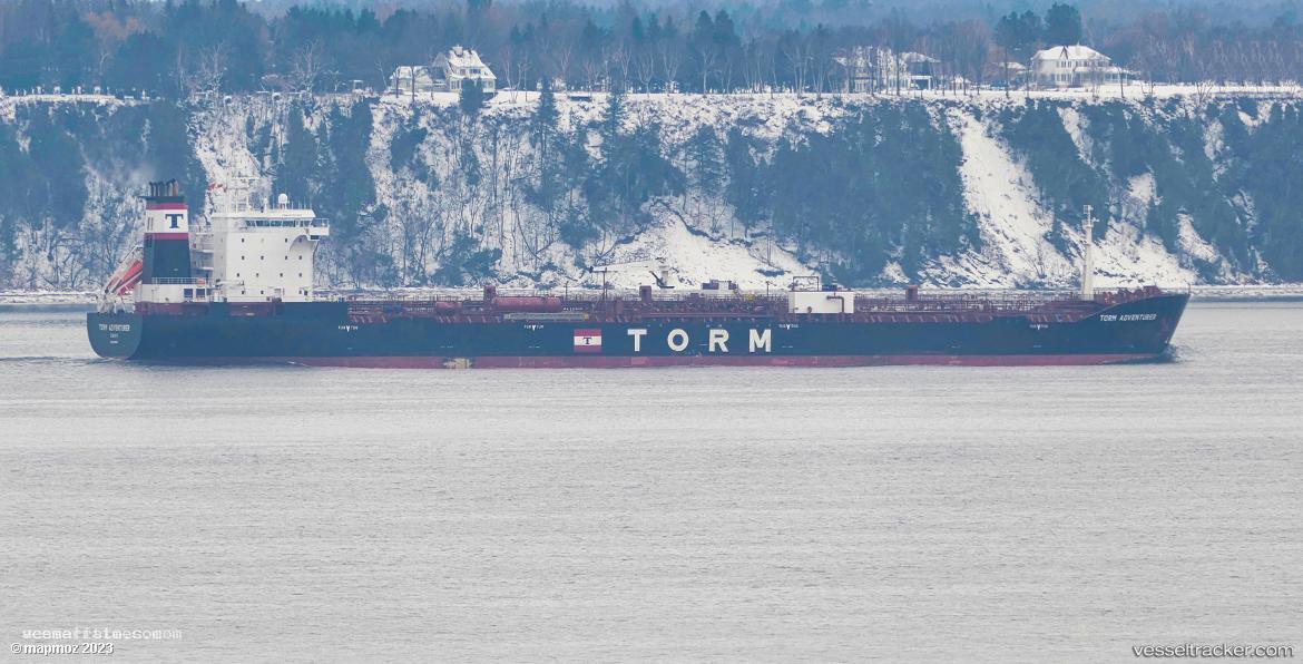 Torm-Adventurer - Chemical Oil Products Tanker vessel registered in Denmark