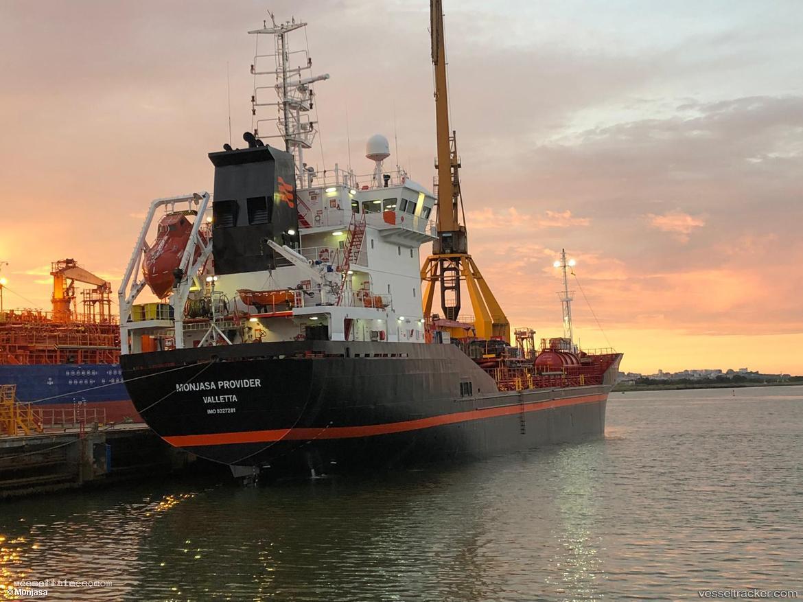 Monjasa-Provider - Chemical Oil Products Tanker vessel registered in Malta
