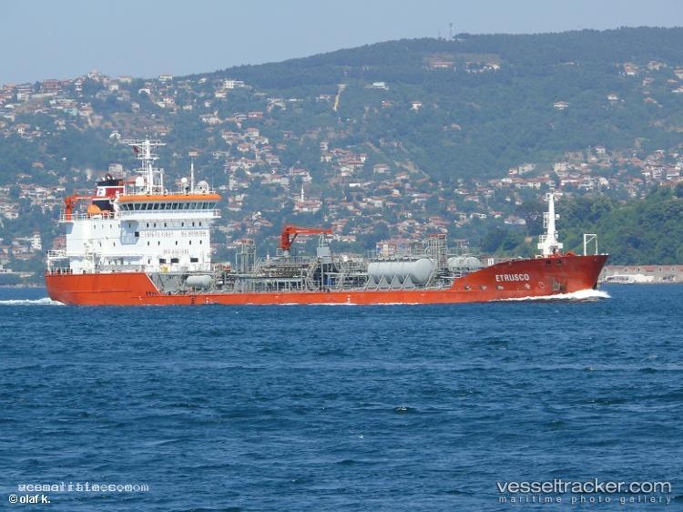 Etrusco - Chemical Oil Products Tanker vessel registered in Italy