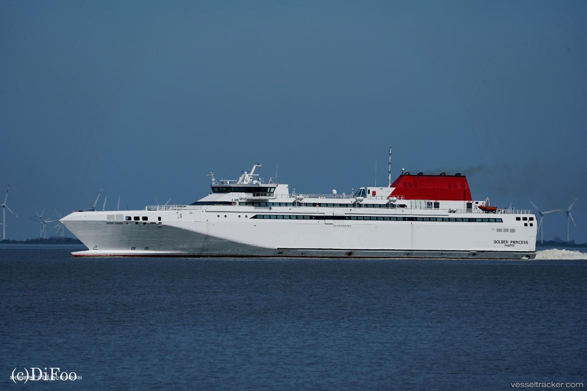 Golden-Princess - Passenger Ro Ro Cargo Ship vessel registered in Greece
