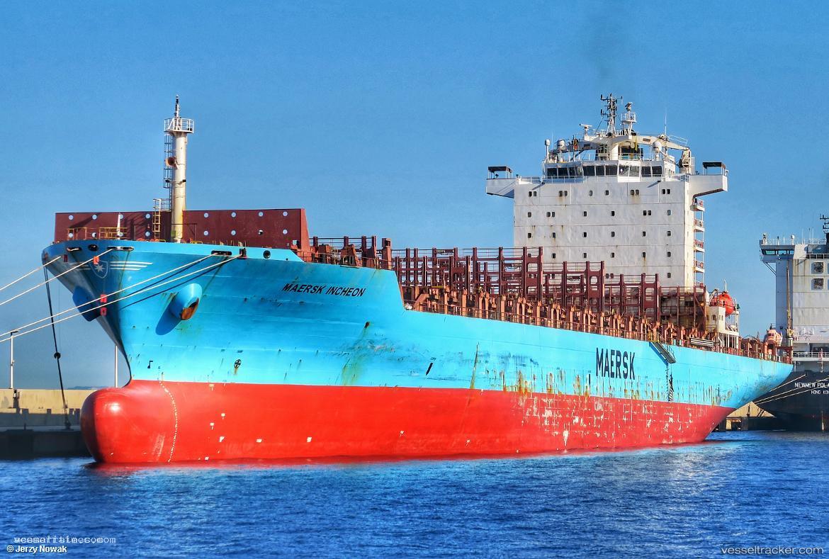 Maersk-Incheon - Container Ship vessel registered in Hong Kong