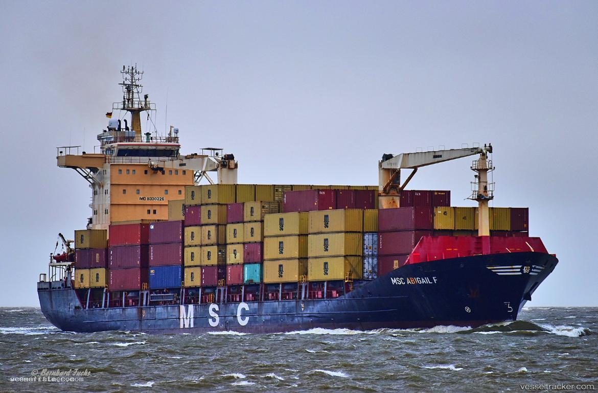 Msc-Abigail-F - Container Ship vessel registered in Liberia