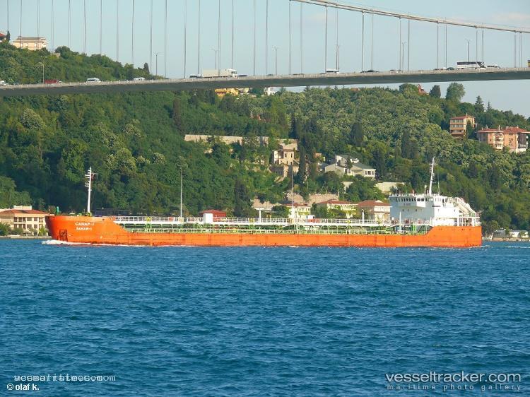 Sanar-1 - Chemical Oil Products Tanker vessel registered in Russia