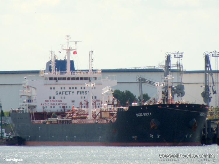 Blue-Sky-I - Oil Products Tanker vessel registered in Liberia
