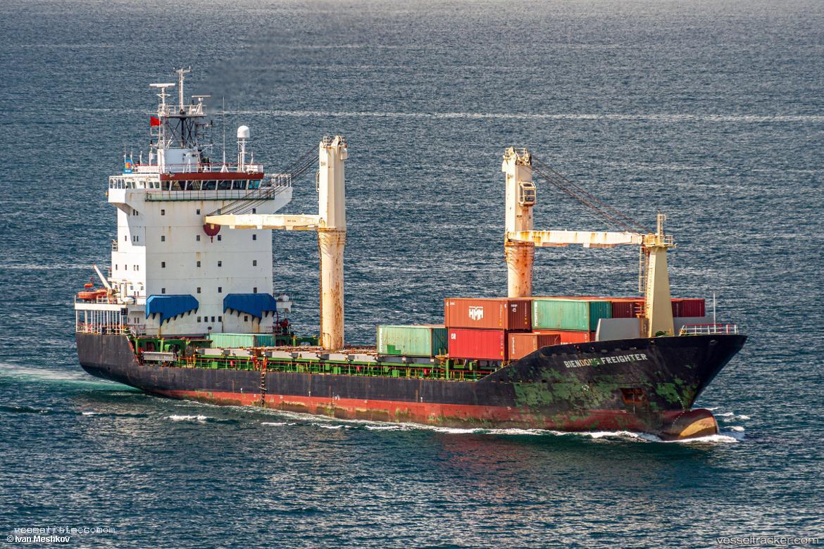 Freighter - Container Ship vessel registered in San Marino