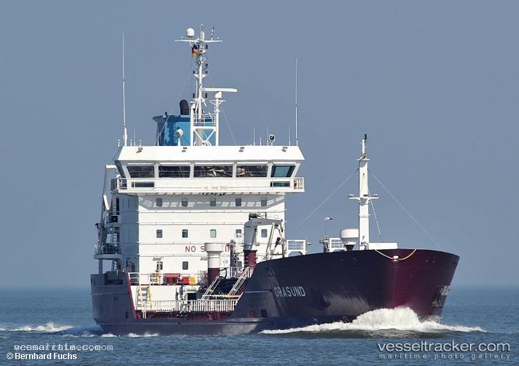 Orasund - Chemical Oil Products Tanker vessel registered in Denmark
