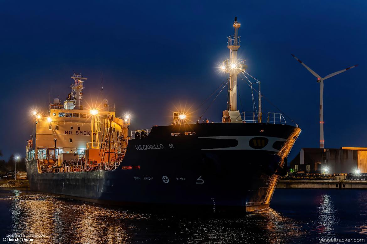 Vulcanello-M - Chemical Oil Products Tanker vessel registered in Italy