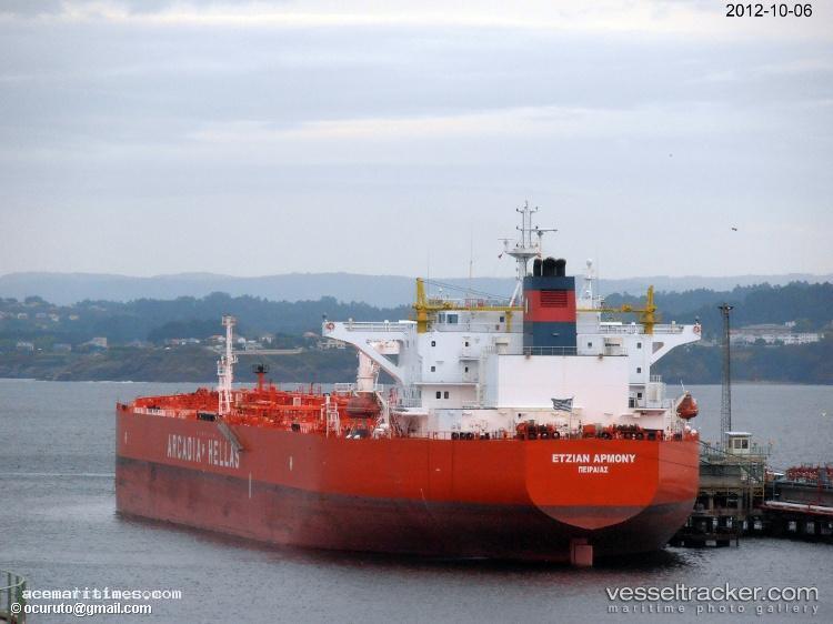 Aegean-Harmony - Crude Oil Tanker vessel registered in Greece
