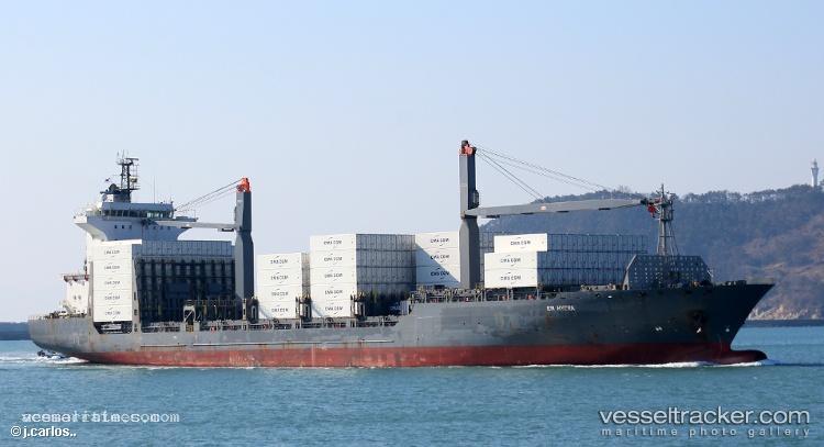 Em-Hydra - Container Ship vessel registered in Liberia