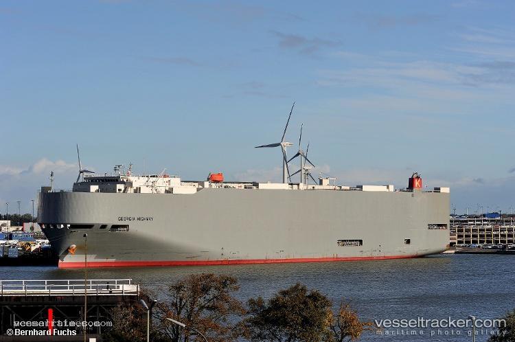 Georgia-Highway - Vehicles Carrier vessel registered in Japan