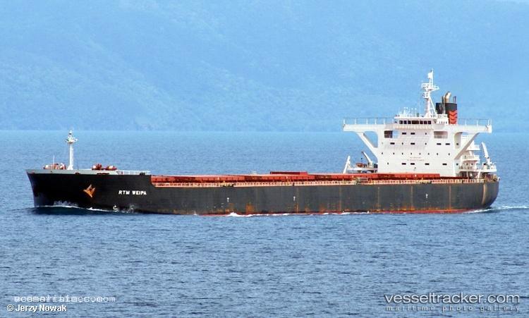 Rtm-Weipa - Ore Carrier vessel registered in Singapore