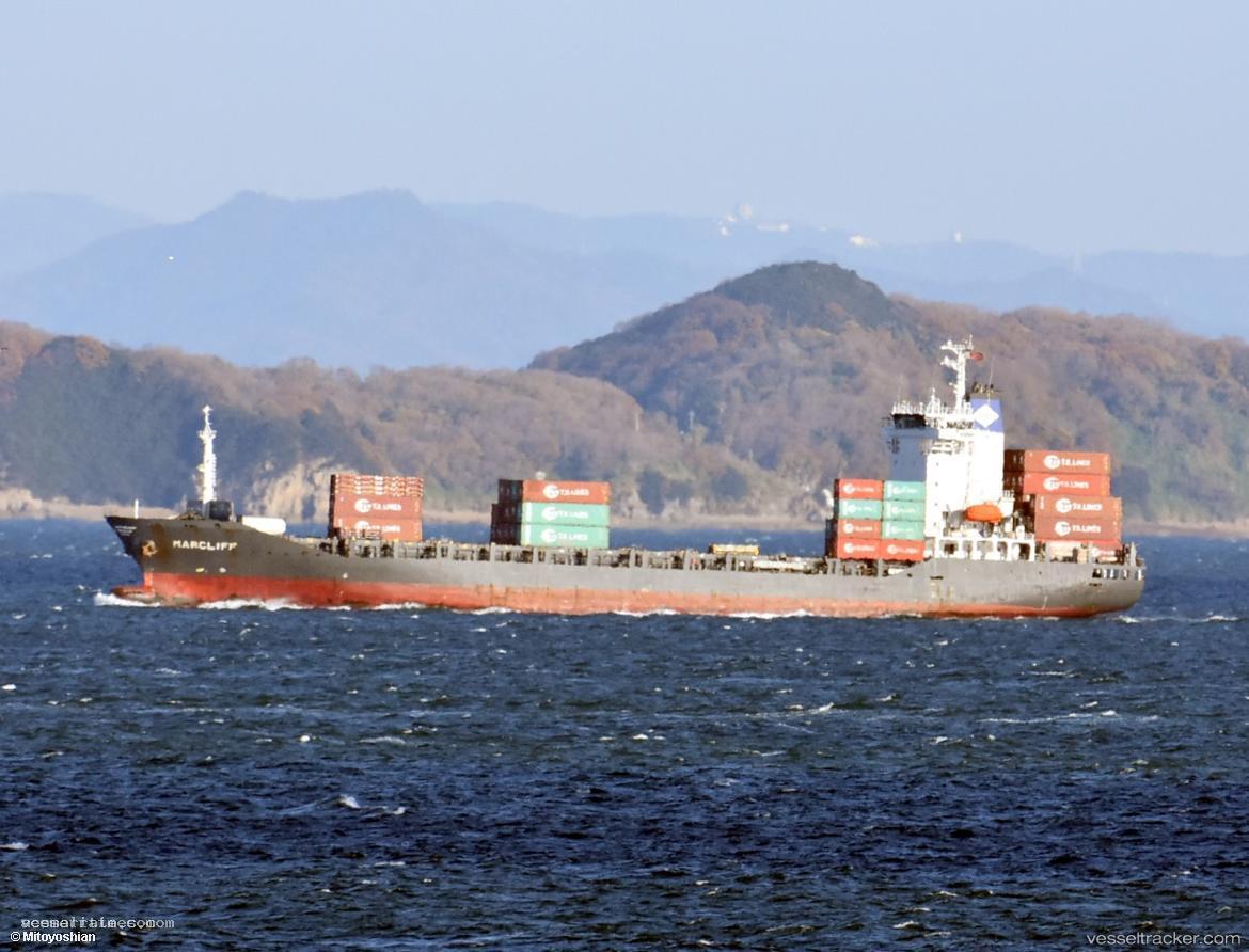 Okee-Aurelia - Container Ship vessel registered in Antigua and Barbuda