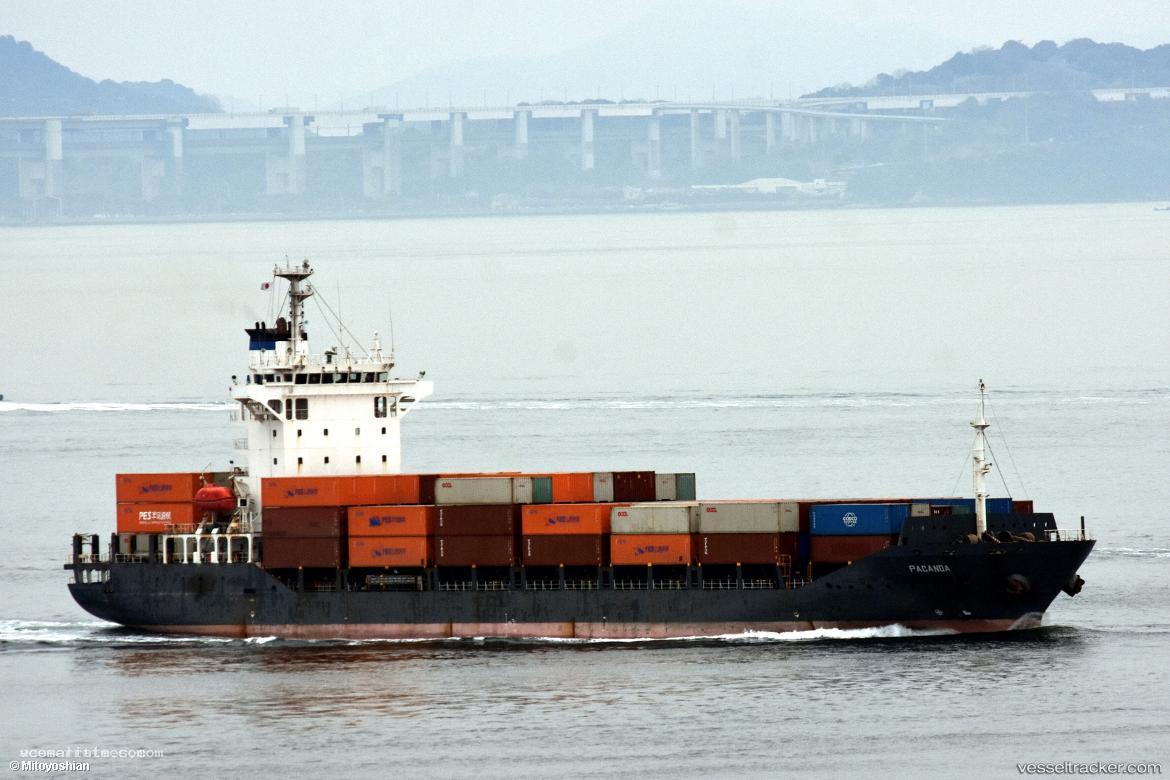 Pacanda - Container Ship vessel registered in Antigua and Barbuda