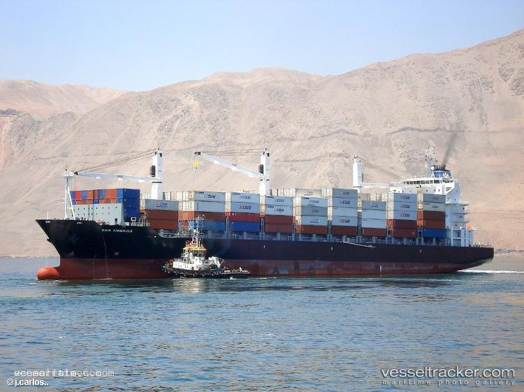 San-Amerigo - Container Ship vessel registered in Liberia