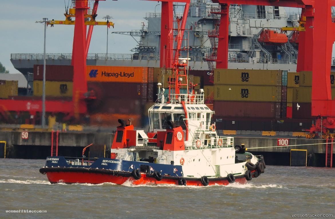 Vb-Serviceman - Tug vessel registered in United Kingdom