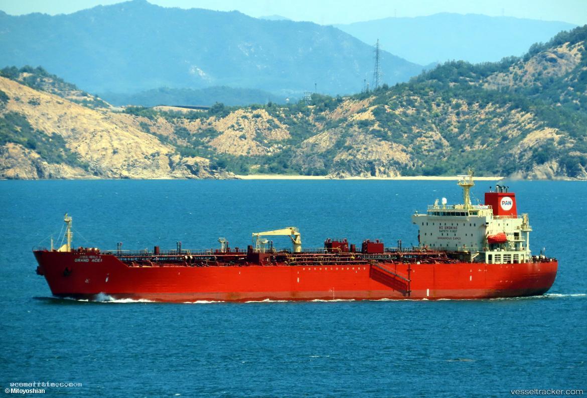 Grand-Ace1 - Chemical Oil Products Tanker vessel registered in South Korea