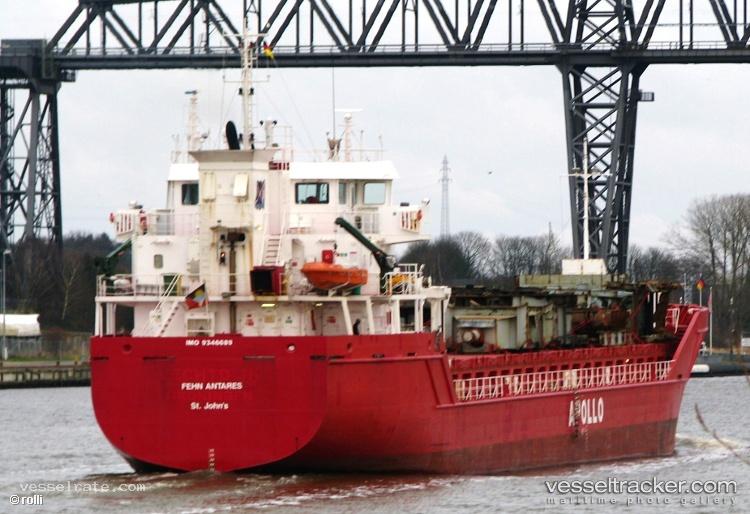 Blue-Antares - Multi Purpose Carrier vessel registered in Antigua and Barbuda