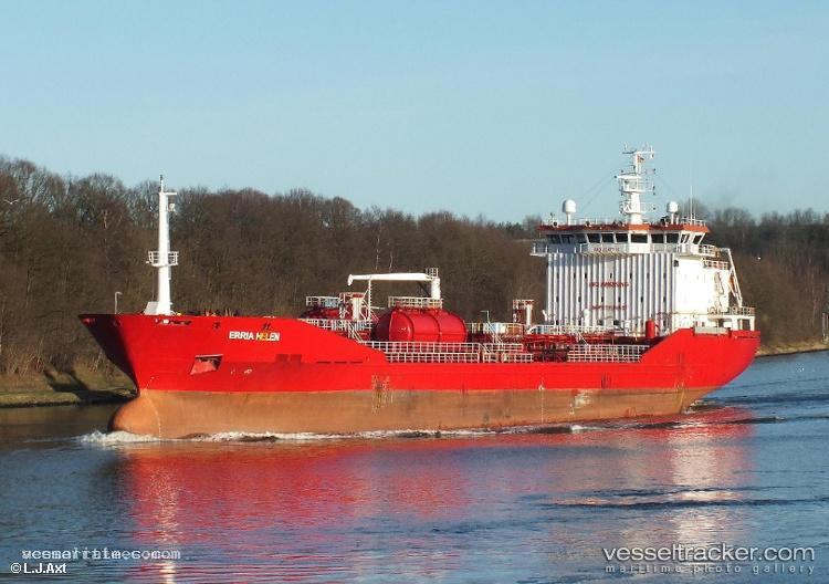 Erria-Swan - Chemical Oil Products Tanker vessel registered in Denmark