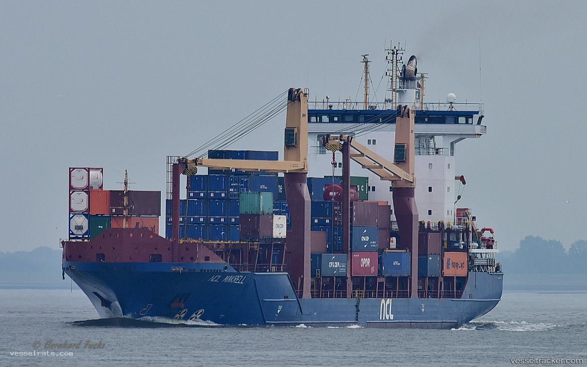 Bernhard - Container Ship vessel registered in Antigua and Barbuda