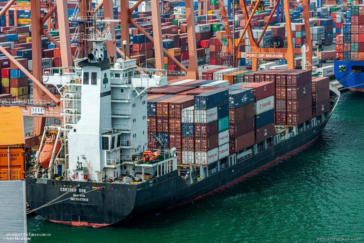 Contship-Don - Container Ship vessel registered in Liberia