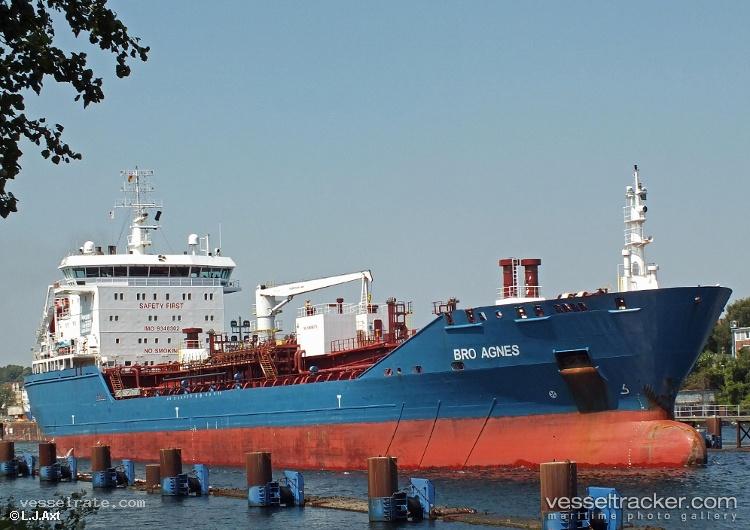 Bg-Agnes - Chemical Oil Products Tanker vessel registered in Liberia