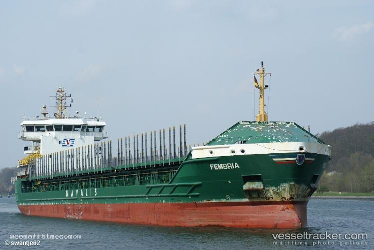 Fembria - Deck Cargo Ship vessel registered in Portugal