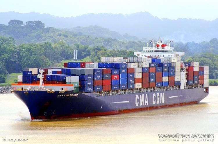 Cma-Cgm-Virginia - Container Ship vessel registered in Malta