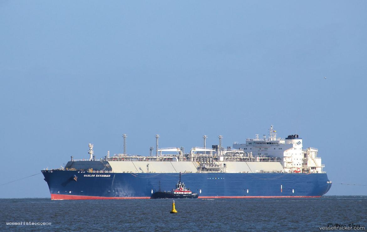 Gaslog-Savannah - Lng Tanker vessel registered in Bermuda