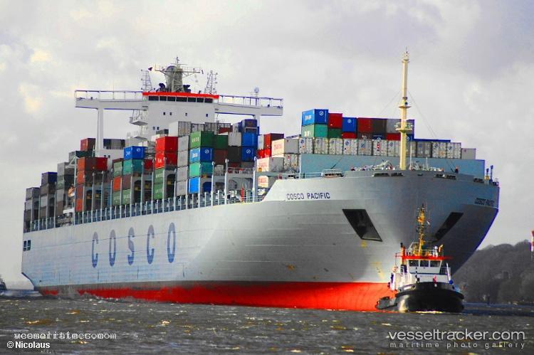 Cosco-Pacific - Container Ship vessel registered in Hong Kong