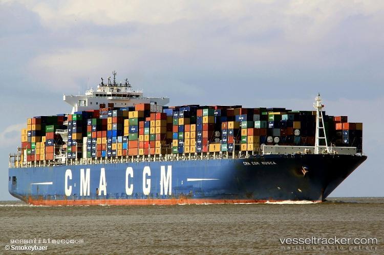 Cma-Cgm-Musca - Container Ship vessel registered in Bahamas