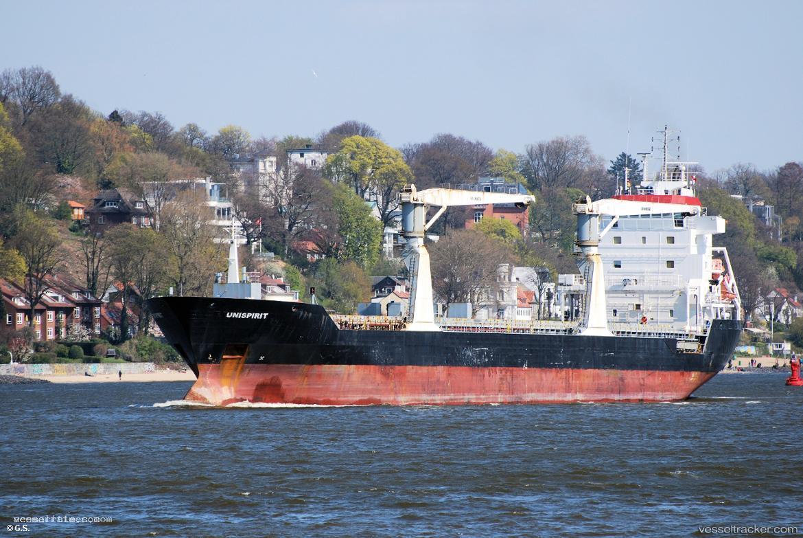 Unispirit - Multi Purpose Carrier vessel registered in Antigua and Barbuda