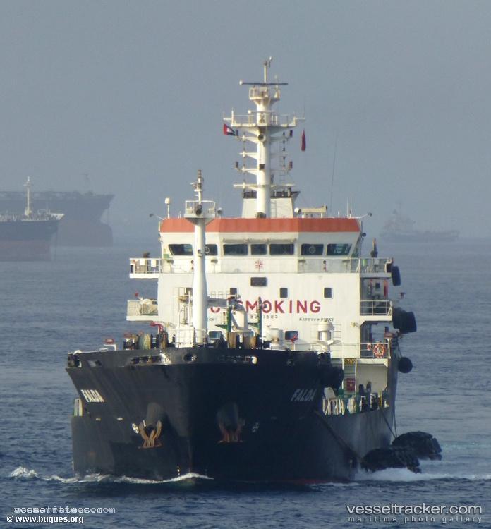 Falda - Chemical Oil Products Tanker vessel registered in Panama