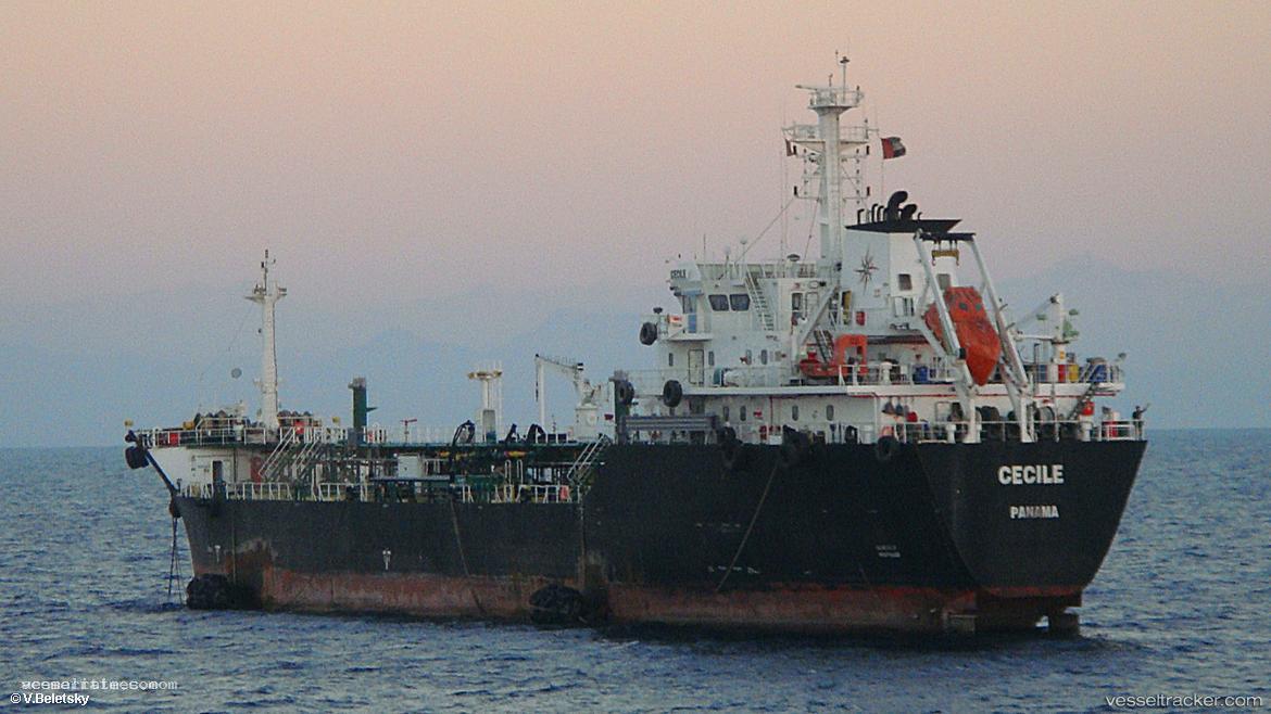 Cecile - Chemical Oil Products Tanker vessel registered in Panama