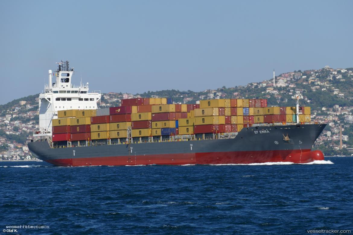 Ef-Emira - Container Ship vessel registered in Portugal