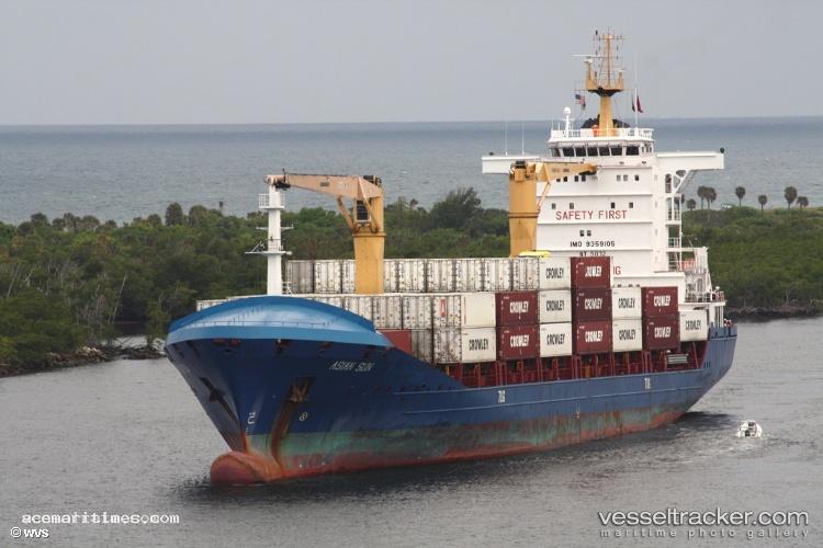 Africa-Sun - Container Ship vessel registered in Djibouti