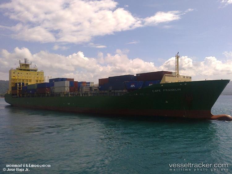 Cape-Franklin - Container Ship vessel registered in Marshall Islands